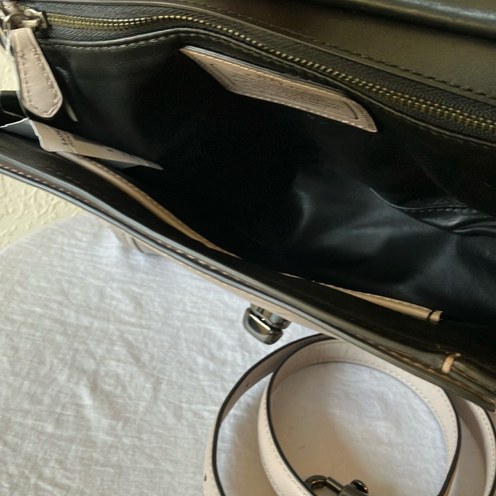 Coach: Grey Birch Willow Flower Drifter Handbag- Floral- Tea Rose Appliqué - Picture 8 of 16